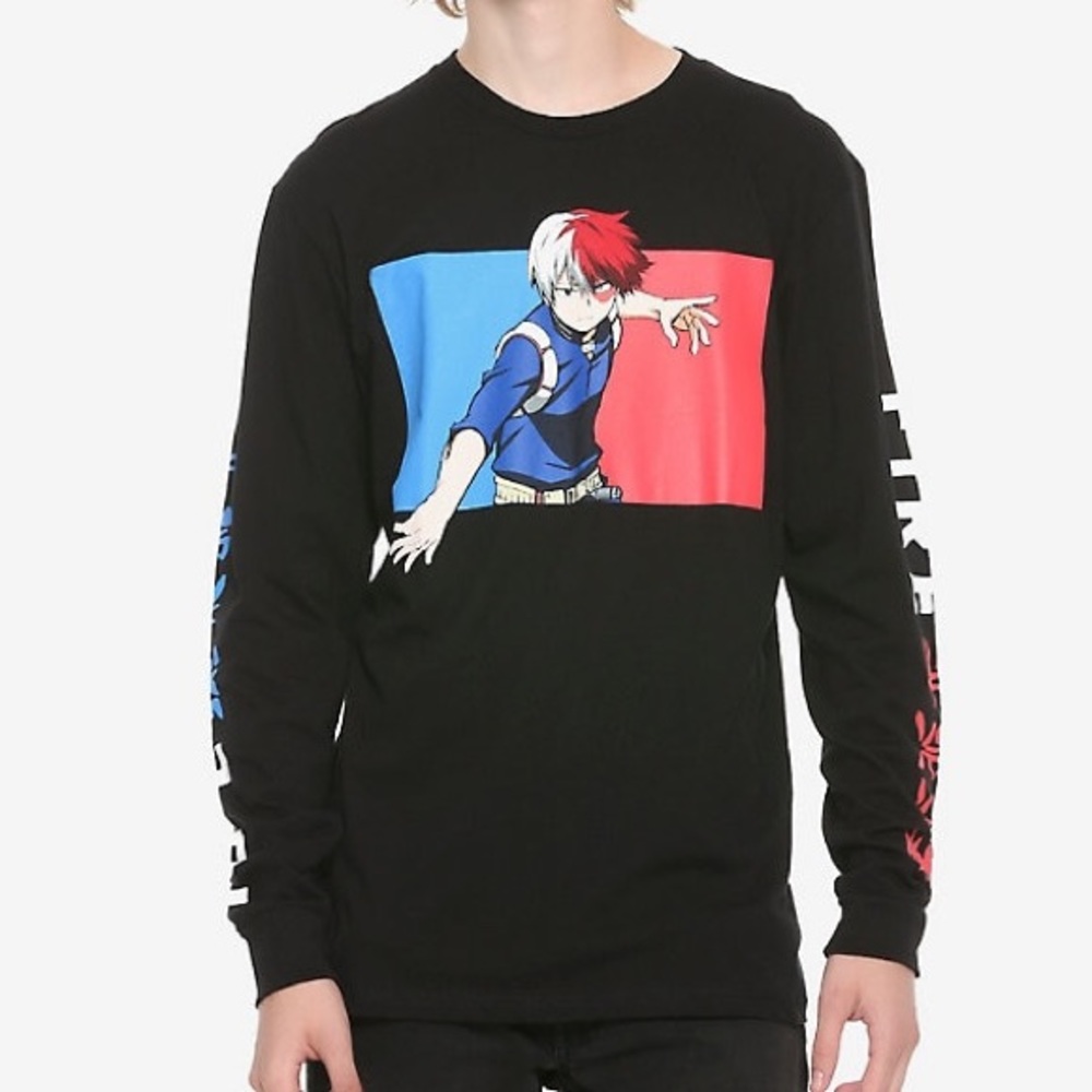 My Hero Academia Todoroki Shirt❄️🔥